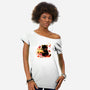 Demon Cat Halloween-Womens-Off Shoulder-Tee-NemiMakeit