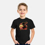 Demon Cat Halloween-Youth-Basic-Tee-NemiMakeit