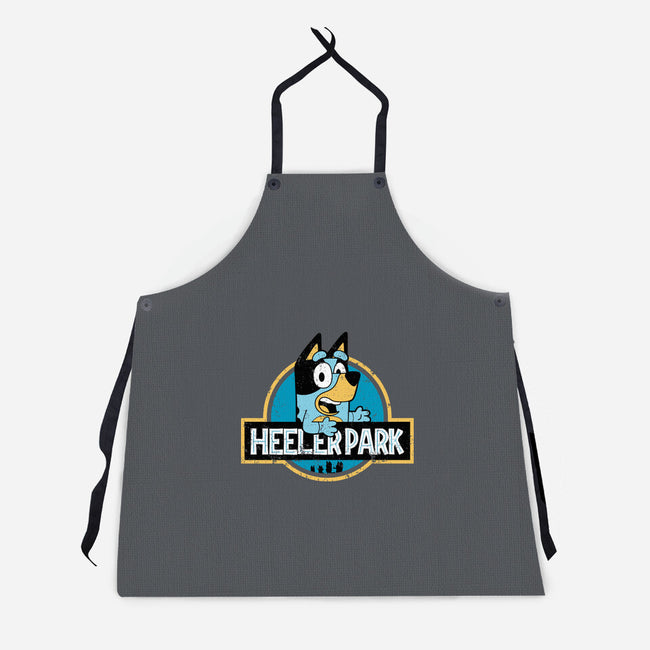 Heeler Park-Unisex-Kitchen-Apron-retrodivision