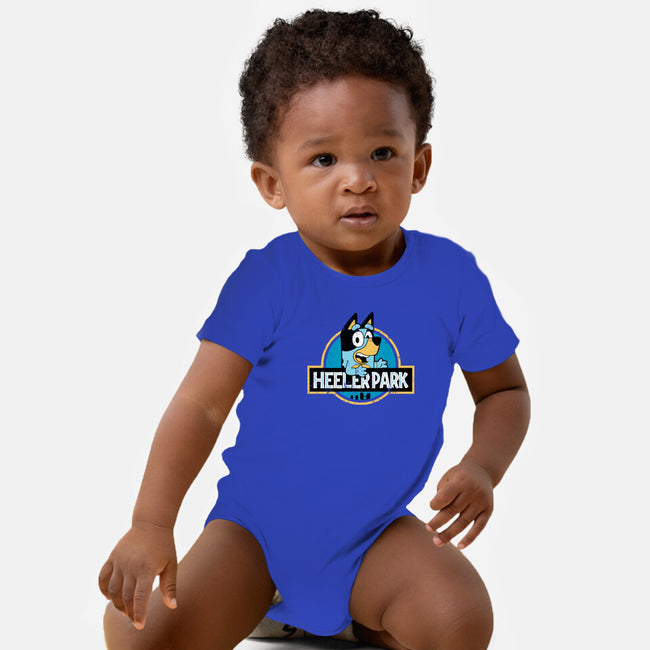 Heeler Park-Baby-Basic-Onesie-retrodivision