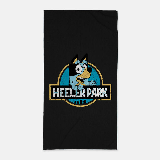 Heeler Park-None-Beach-Towel-retrodivision