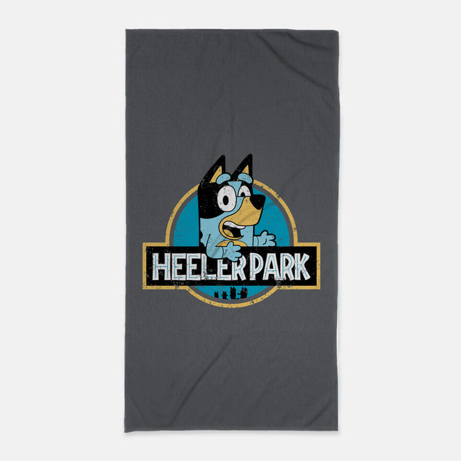 Heeler Park-None-Beach-Towel-retrodivision