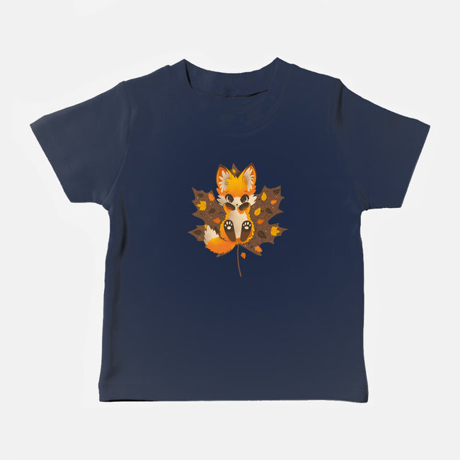 Autumn Kitsune-Baby-Basic-Tee-retrodivision