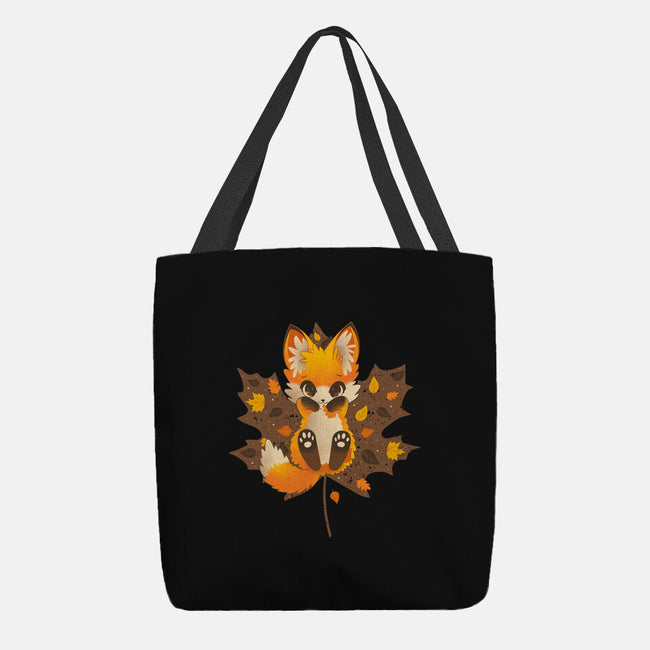 Autumn Kitsune-None-Basic Tote-Bag-retrodivision