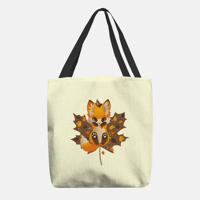 Autumn Kitsune-None-Basic Tote-Bag-retrodivision