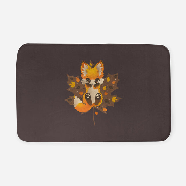 Autumn Kitsune-None-Memory Foam-Bath Mat-retrodivision