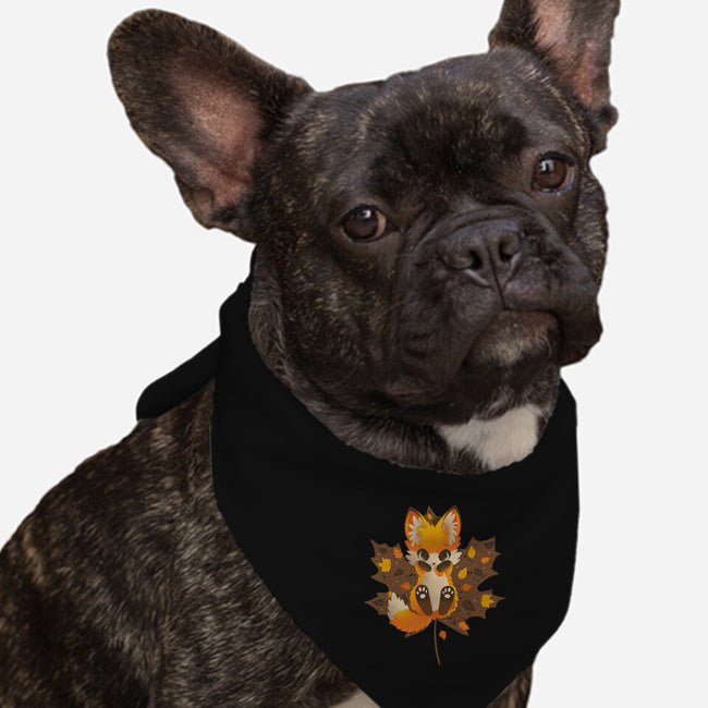 Autumn Kitsune-Dog-Bandana-Pet Collar-retrodivision