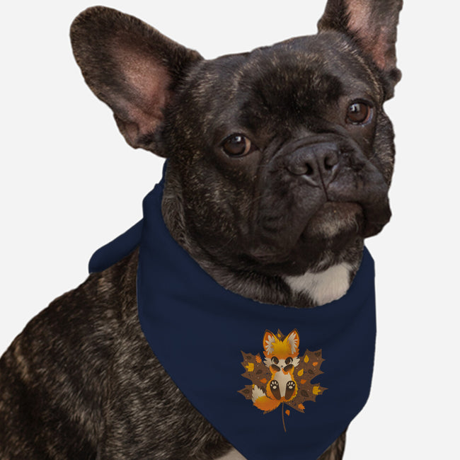 Autumn Kitsune-Dog-Bandana-Pet Collar-retrodivision