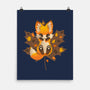 Autumn Kitsune-None-Matte-Poster-retrodivision