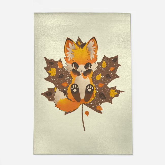 Autumn Kitsune-None-Indoor-Rug-retrodivision