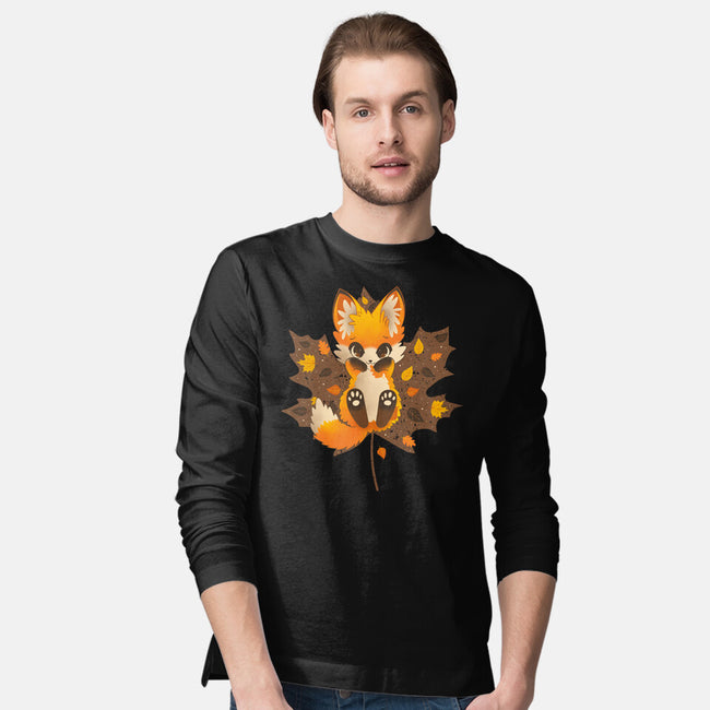 Autumn Kitsune-Mens-Long Sleeved-Tee-retrodivision