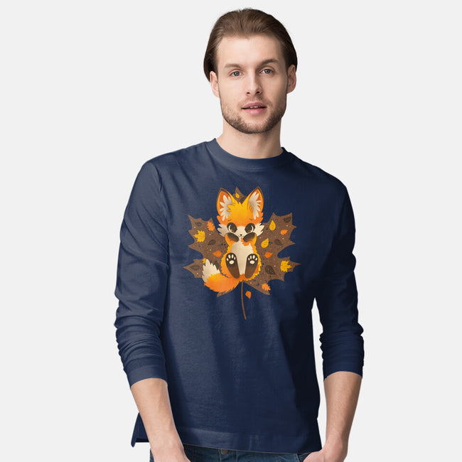 Autumn Kitsune-Mens-Long Sleeved-Tee-retrodivision