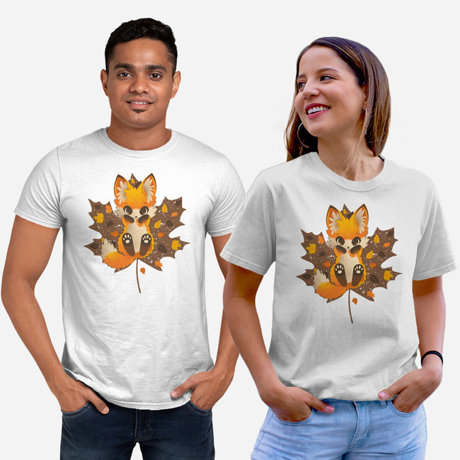 Autumn Kitsune-Unisex-Basic-Tee-retrodivision