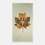 Autumn Kitsune-None-Beach-Towel-retrodivision