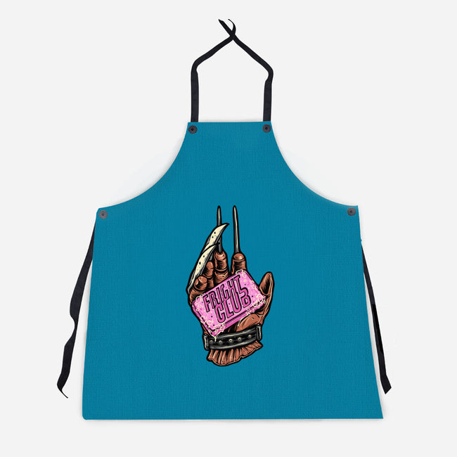 Fright Club-Unisex-Kitchen-Apron-momma_gorilla