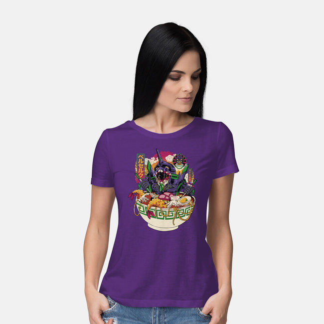 Ramen Eva-Womens-Basic-Tee-gaci