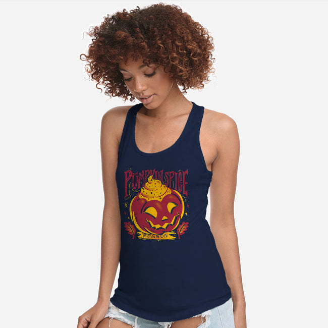 Pumpkin Flavor-Womens-Racerback-Tank-estudiofitas