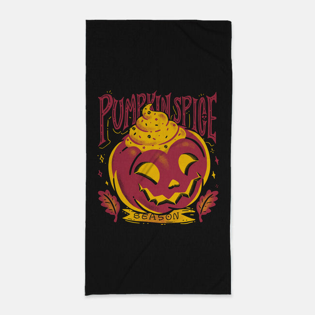 Pumpkin Flavor-None-Beach-Towel-estudiofitas