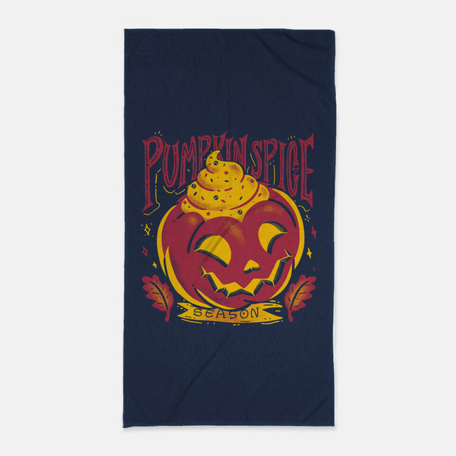 Pumpkin Flavor-None-Beach-Towel-estudiofitas