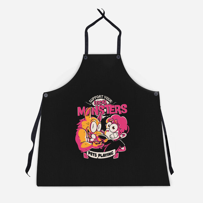 Support Your Local Werewolf-Unisex-Kitchen-Apron-estudiofitas