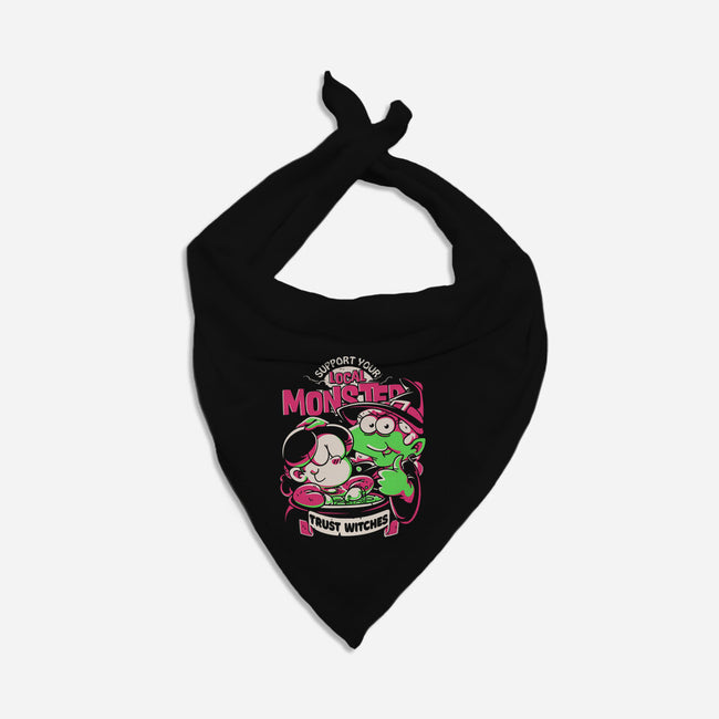 Support Your Local Witch-Dog-Bandana-Pet Collar-estudiofitas