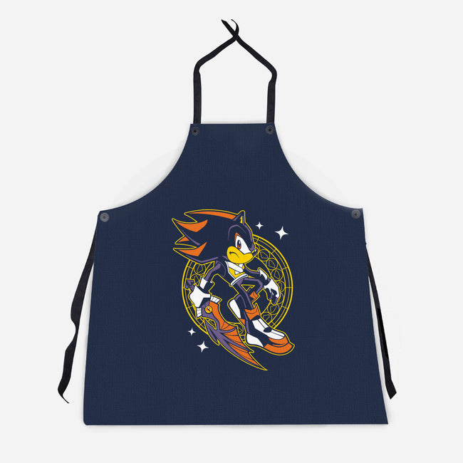 Black Heart-Unisex-Kitchen-Apron-GoblinTengu