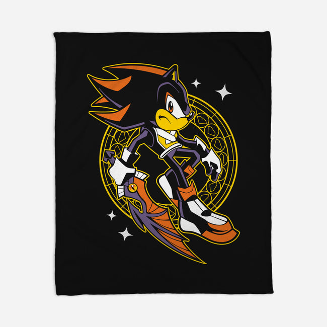 Black Heart-None-Fleece-Blanket-GoblinTengu