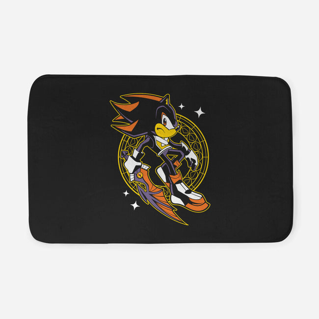 Black Heart-None-Memory Foam-Bath Mat-GoblinTengu