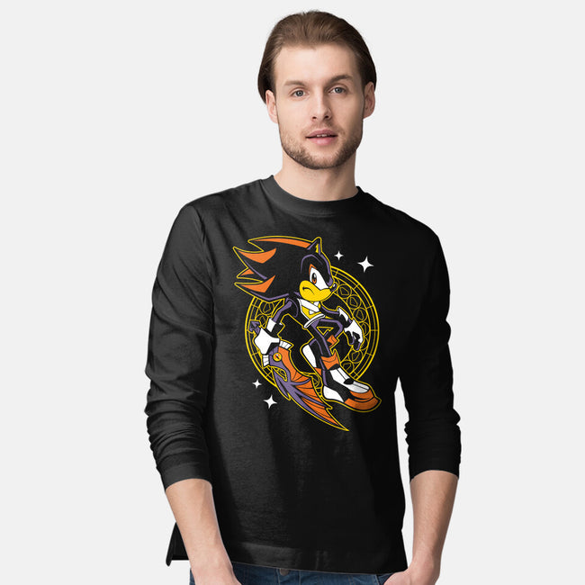 Black Heart-Mens-Long Sleeved-Tee-GoblinTengu