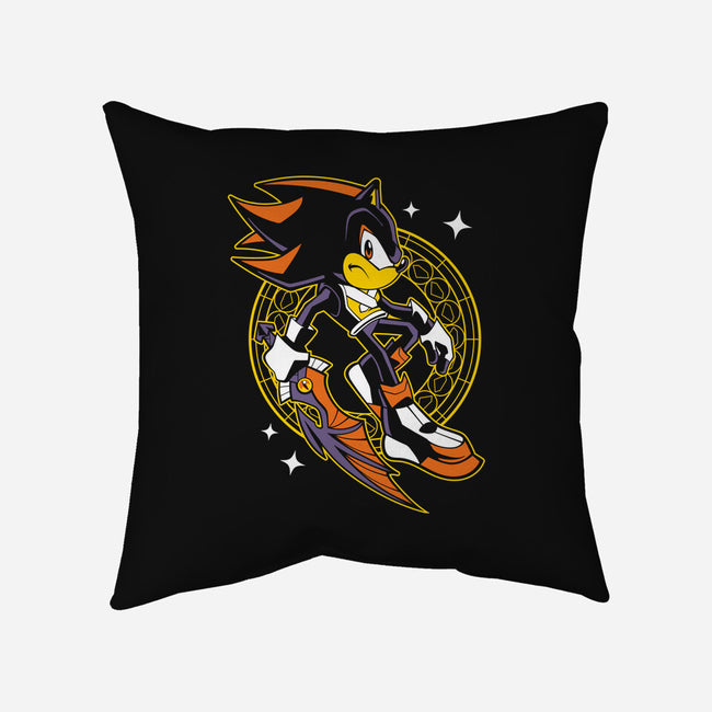 Black Heart-None-Removable Cover-Throw Pillow-GoblinTengu