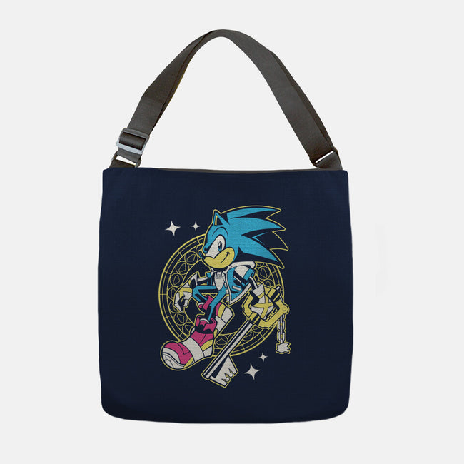 Blue Heart-None-Adjustable Tote-Bag-GoblinTengu