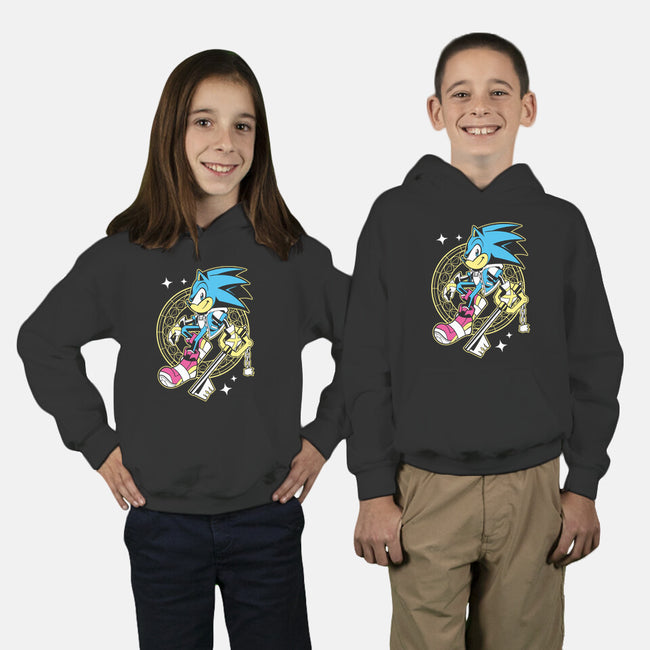 Blue Heart-Youth-Pullover-Sweatshirt-GoblinTengu