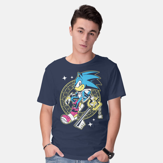 Blue Heart-Mens-Basic-Tee-GoblinTengu