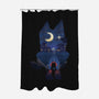 Bluey Night-None-Polyester-Shower Curtain-dandingeroz