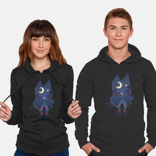 Bluey Night-Unisex-Pullover-Sweatshirt-dandingeroz