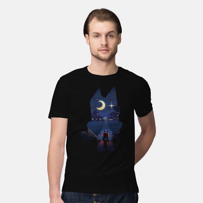 Bluey Night-Mens-Premium-Tee-dandingeroz