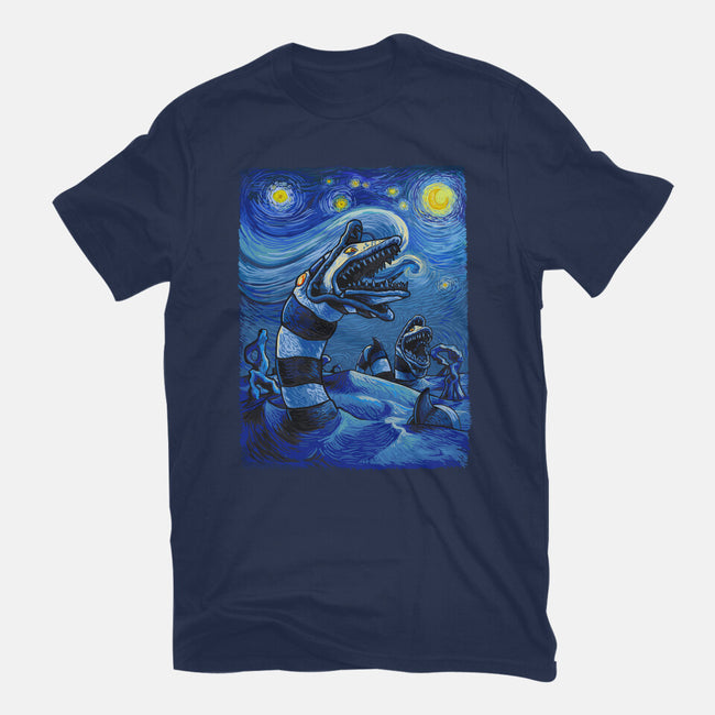 Starry Saturn-Mens-Basic-Tee-daobiwan