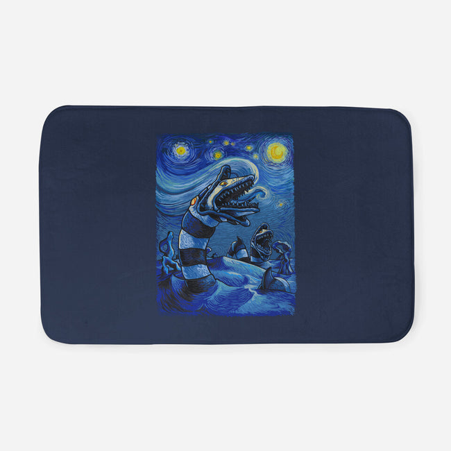 Starry Saturn-None-Memory Foam-Bath Mat-daobiwan