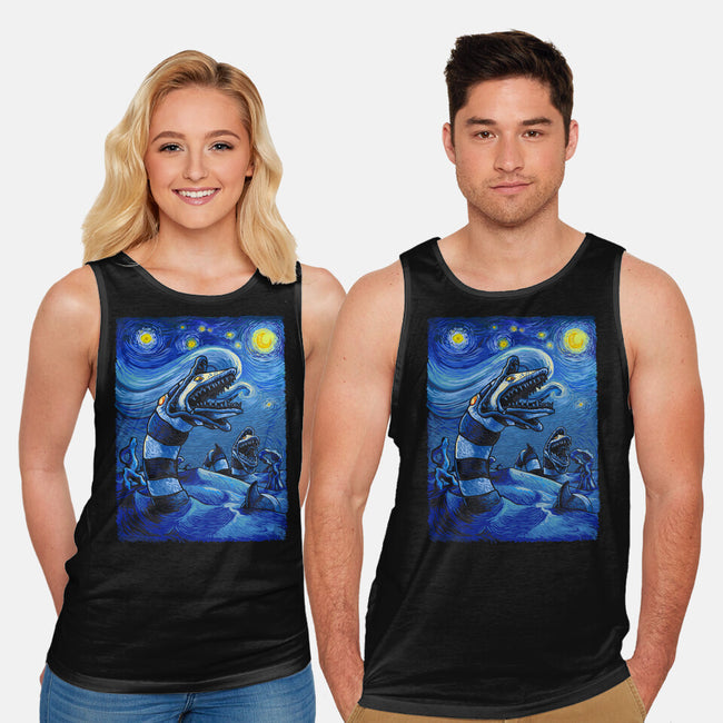 Starry Saturn-Unisex-Basic-Tank-daobiwan