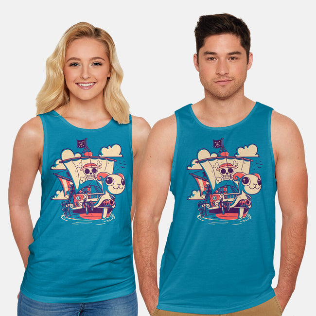 Straw Hat Ship-Unisex-Basic-Tank-estudiofitas