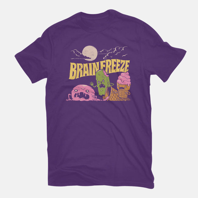 Brain Freeze-Womens-Fitted-Tee-dfonseca