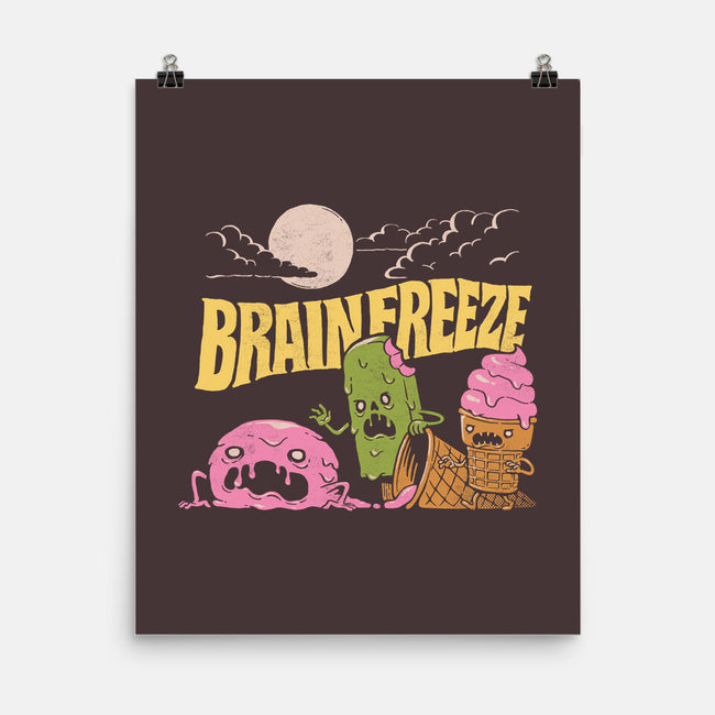 Brain Freeze-None-Matte-Poster-dfonseca