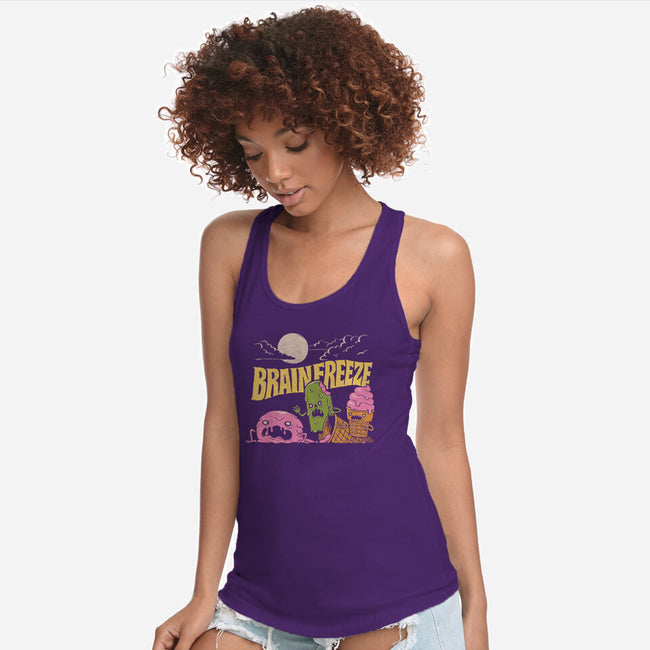 Brain Freeze-Womens-Racerback-Tank-dfonseca