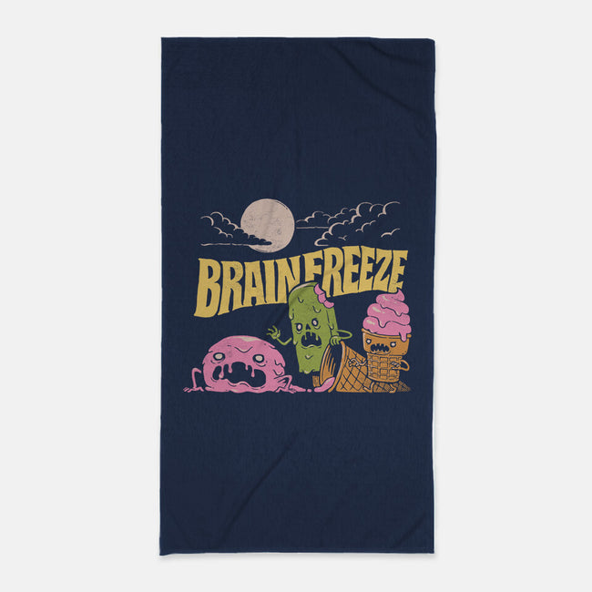 Brain Freeze-None-Beach-Towel-dfonseca