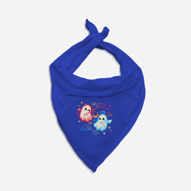 Angel Devil Ghosts-Cat-Bandana-Pet Collar-NemiMakeit