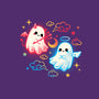 Angel Devil Ghosts-None-Fleece-Blanket-NemiMakeit