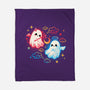 Angel Devil Ghosts-None-Fleece-Blanket-NemiMakeit