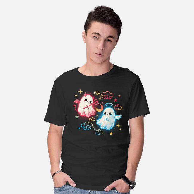 Angel Devil Ghosts-Mens-Basic-Tee-NemiMakeit