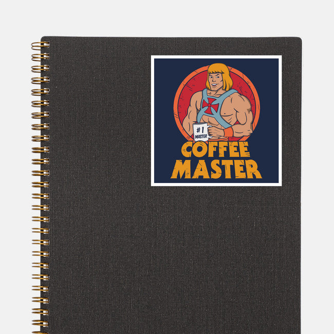 He-Man Coffee Master-None-Glossy-Sticker-Melonseta