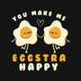 You Make Me Eggstra Happy-None-Adjustable Tote-Bag-tobefonseca